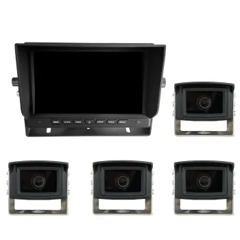 7" AHD Kamerasystem QUAD mit 4x HD Kamera
